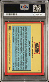 2024 Topps Star Wars Throwback Thursday Leia Organa #5 PSA 10